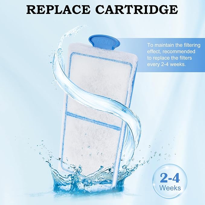 hygger 10 Pack Replacement Aquarium Carbon Filter Cartridges Hang On Back Filter HG149-M HG149-L