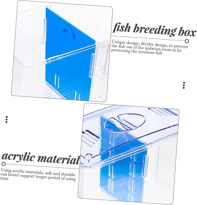 SUPVOX Hatchery Incubator Betta Breeding Box Fish Tank Isolation Box for Shrimp