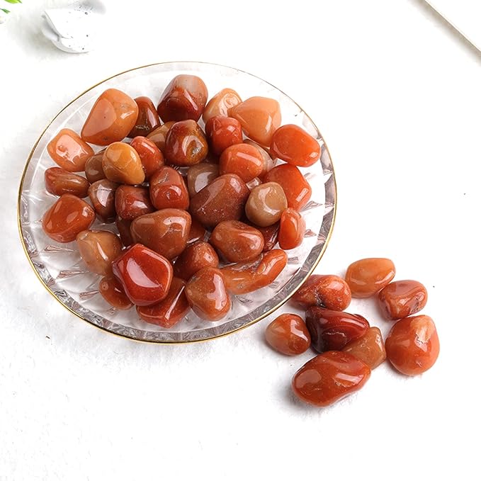 1PC Natural Crystal Amethyst Rose Quartz Gravel Irregular Polishing Minerals Specimen Stone Aquarium Home Decor,red Agate,50g