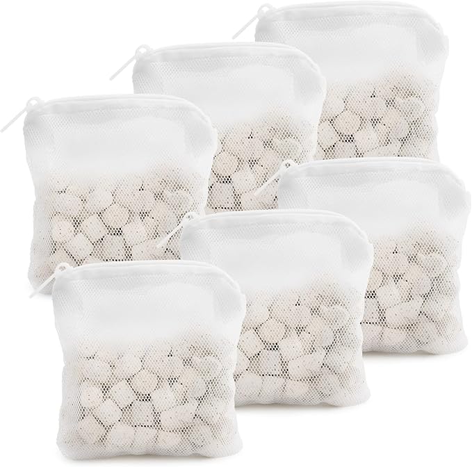 A1378 Aquarium Filter Media Replacement Pack Compatible with Fluval Spec,Evo,Bio-max,Flex,Aquariums Third Stage Biological Filtration System(6-Pack)