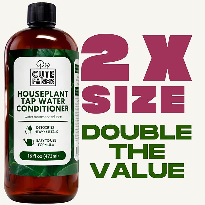 Tap Water Conditioner for Houseplants, Hydroponics, & Aquariums | 16oz | Detoxifies Heavy Metals, Remove Chlorine & Chloramines, Balance pH, Support Plant Growth - Cute Farms