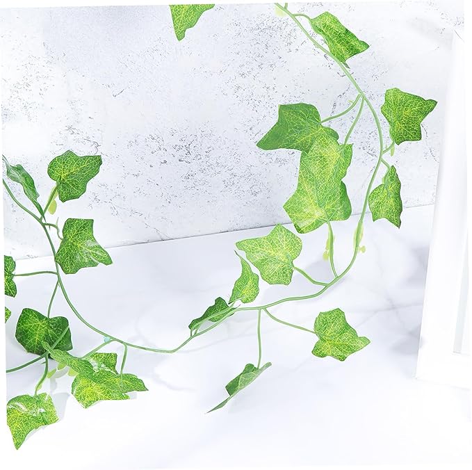 balacoo Reptile Plants Artificial Plastic Fake Hanging Leaves Simulation Plant Reptile Climbing Habitat Decor - 75cm