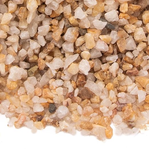 18 Pounds Natural Decorative Sand,Coarse Sand Stone,Coarse Silica Sand,use in Aquariums,Crafts,Decor,Vase Filler,Succulent Rocks