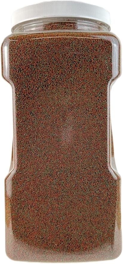 Guppy Micro Sinking Granules, Color Enhancing and Spirulina Mix for Guppies, Tetras, All Live Bearers, Baby Cichlids...WL 3-lbs 8oz Lg Jar