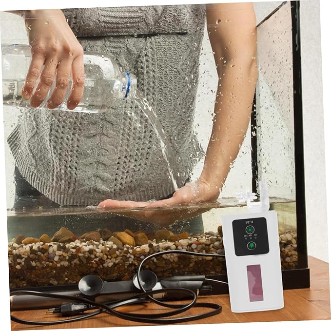 Balacoo Automatic Aquarium Fish Feeder with Intelligent Timer for Fish Tank and Turtle Feeding, Programmable Feeding Supply Device, Suitable for Vacation and Daily Use