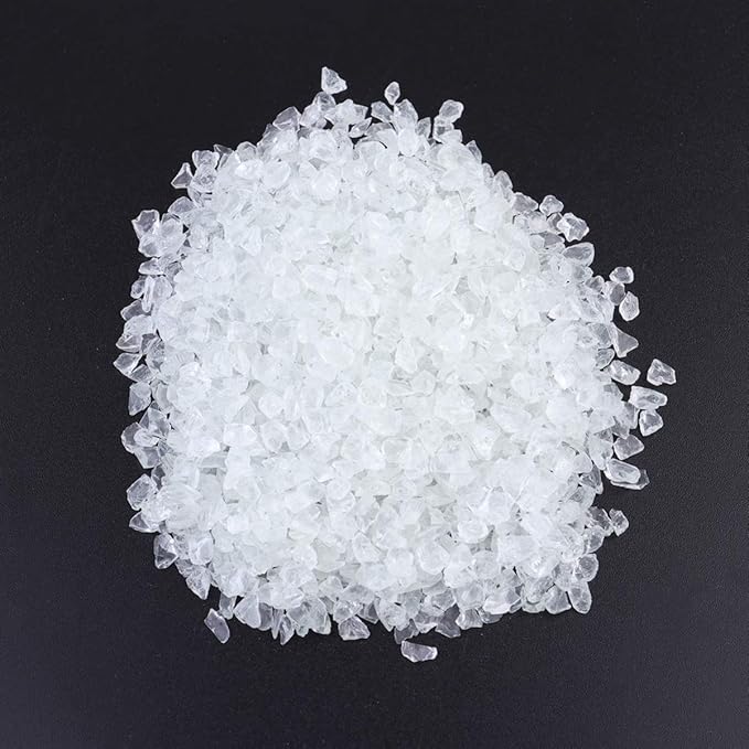 Cabilock 2pcs Glass Sand Decorative Micro Landscape and Fish Tank Sand for Aquariums Vases and Home Decor