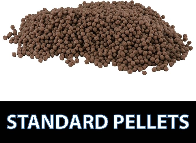 CrystalClear Platinum Fish Food, Premium Floating Pellets for Koi & Goldfish – Boost Growth, Color, and Wellness in Backyard Ponds & Water Gardens, 3mm Pellets, 2.2 Pounds