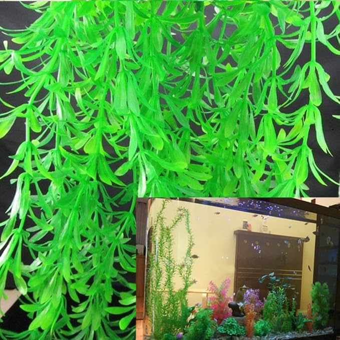 40-100CM Simulation Fake Plants Aquarium Grass Landscaping Ornament Decorations