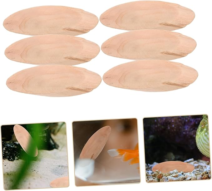 20pcs Natural Driftwood Oval Slices for Craft Decor Rustic Wooden Tags for Wedding Centerpieces Holiday Decorations for Aquariums Home Decor