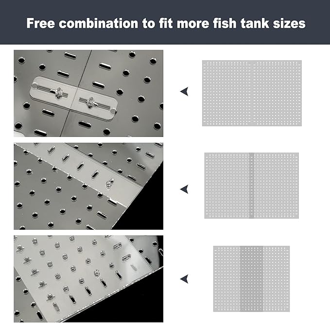 Fish Tank Divider Clear 30/40/50/65/75/90/125/150 Gallon Aquarium Divider with Suction Cups Accessories