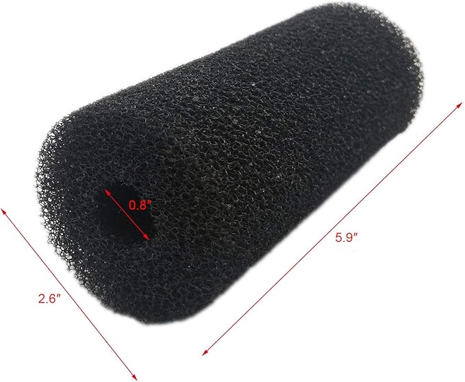 5″ Pre-Filter Foam Replacement Sponge Filtration Kit for Pond Pump Aquarium Fish Tank, 2 Pack fit Part No 7209410 7137710