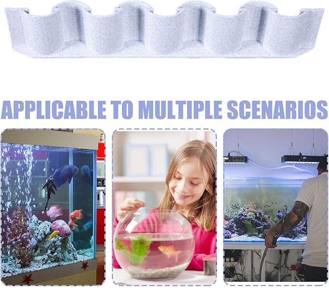 Aquarium Substrate Divider – Tank Gravel Separation Panel, Sand Partition Fence Grid | Mud Isolation Barrier Board, Decorative Landscaping Accessory for Water Grass, Fish Tank Setup, Soil Control