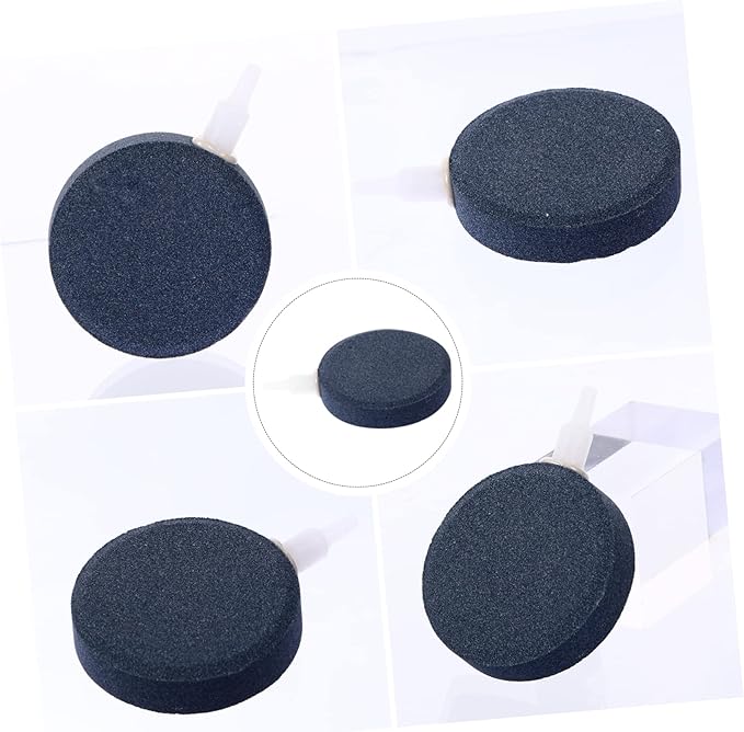 UPKOCH 4Pcs Air Bubble Stone Disc for Fish Tank Durable Oxygen Stones for Freshwater Saltwater Aquariums for and Hydroponics High Air Dispersion Corrosion