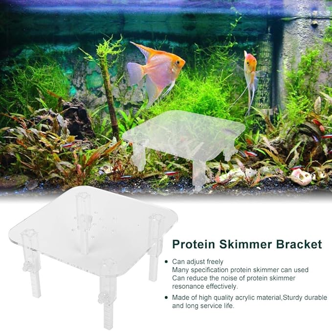 Protein Skimmer Aquarium Protein Skimmer Stand Adjustable Height Fish Tank for Aquarium(Small skimmer stand)