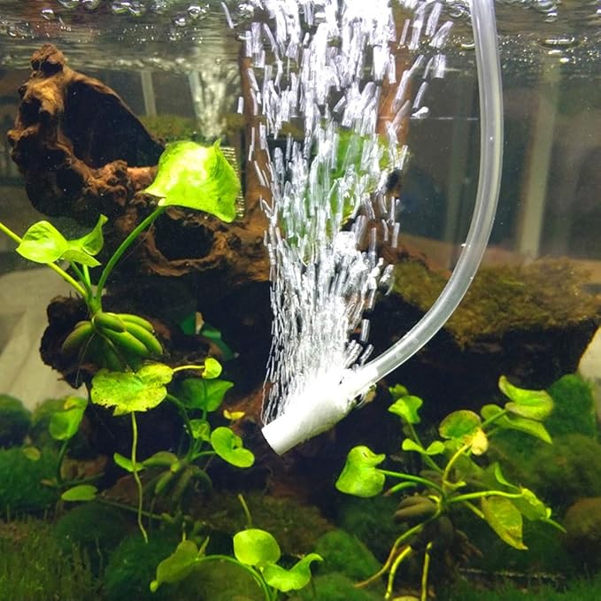Air Stones Bubble Stones Fit for Aquarium Fish Tank, 0.98 inch, 10 Pieces