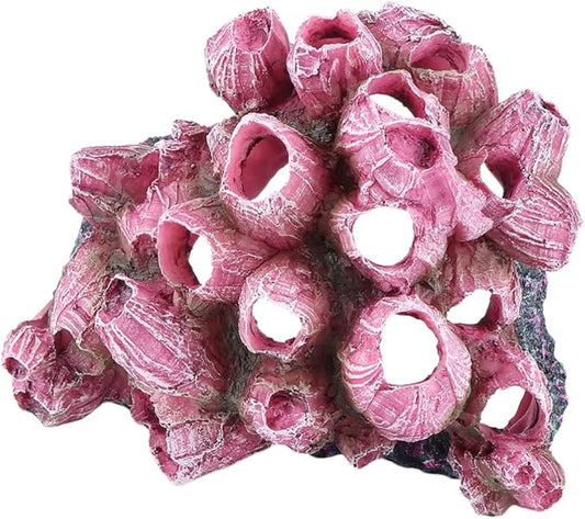 DOITOOL Lifelike Coral Reef Aquarium Ornament Realistic Resin Coral Decoration for Fish Tank Stunning Underwater Landscape Layout for Freshwater Aquariums Rosy