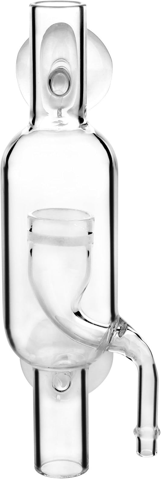 Glass Inline CO2 Atomizer Diffuser System for Aquarium Planted Tank (17mm for 16/22mm (5/8" i.d.) Hose)