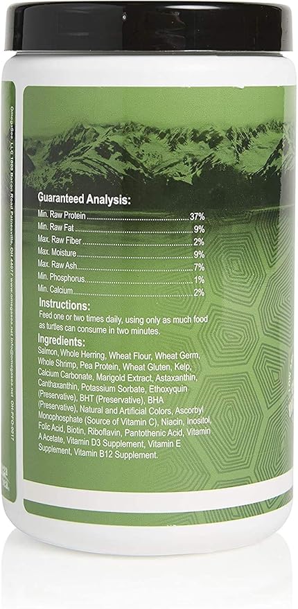 Omega One 3 Pack of Natural Protein Formula Adult Turtle Sticks, 12.5 Ounces Each
