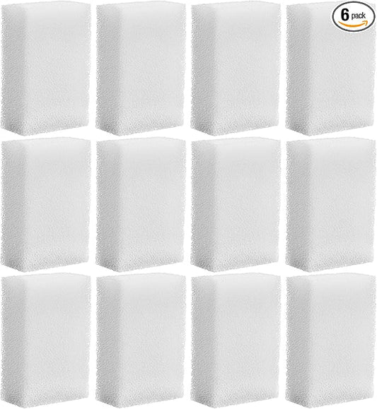 Threlaco 6 Pcs Compatible with Aquaclear 70 Foam Filter Inserts, for Filtering Mechanical and Biological Media, Keeping the Water Tank Clean and Fresh