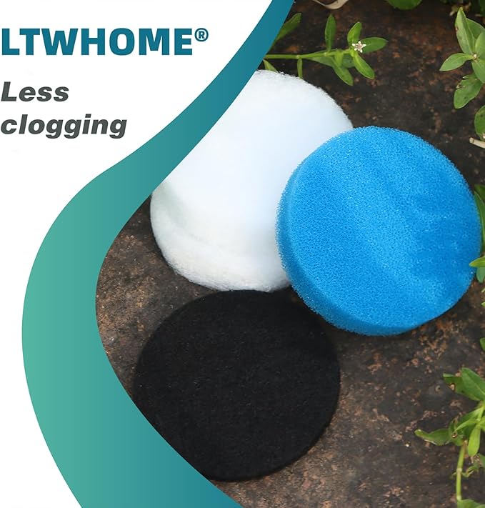 Value Pack of Carbon Filter, Coarse Filter and Fine Filter Pads Set Suitable for Classic 2213/250 2616131 (Pack of 24)