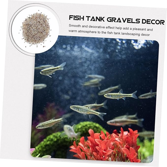 1set Natural Polished Gravel for Aquariums Colorful Decorative Sand Stone Smooth Substrate for Fish Tank Landscaping Safe for Fish for Aquatic Decor
