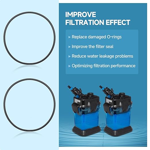 (2pcs) CCF218 Impeller Retaining O-Ring Compatible with Penn-Plax Cascade 700 1000 1200 1500 Cartridge Filters