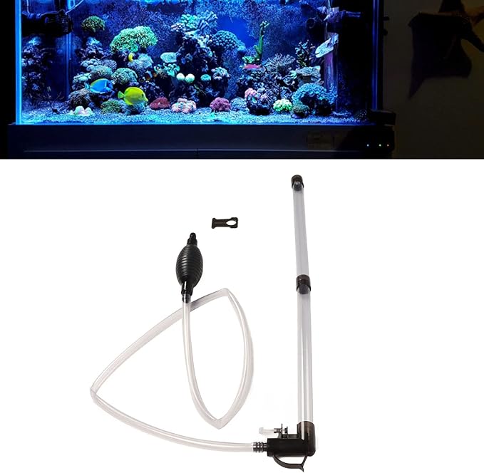 Manual Aquarium Water Changer, Siphon Gravel Vacuum Cleaner for Efficient Water Changing and Sand Cleaning in Home Aquariums, 1 Piece