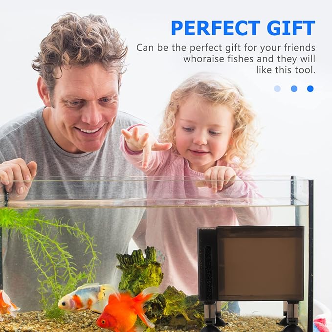 Ipetboom Protective Pump Container with Filter Box Wear-Resistant Household Pump Box Compact 5.90X5.51X3.54 Inch for Aquarium Pond Fountain Pumps