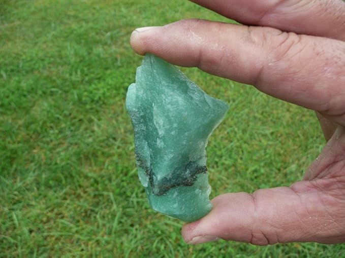 Fantasia Materials: 3 lbs Green Aventurine Rough Stones from Brazil