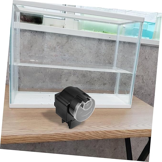 DOITOOL Automatic Aquarium Fish Feeder Fish Tank Feeding Tool Timer Dispenser for Vacation Feeding Without Battery