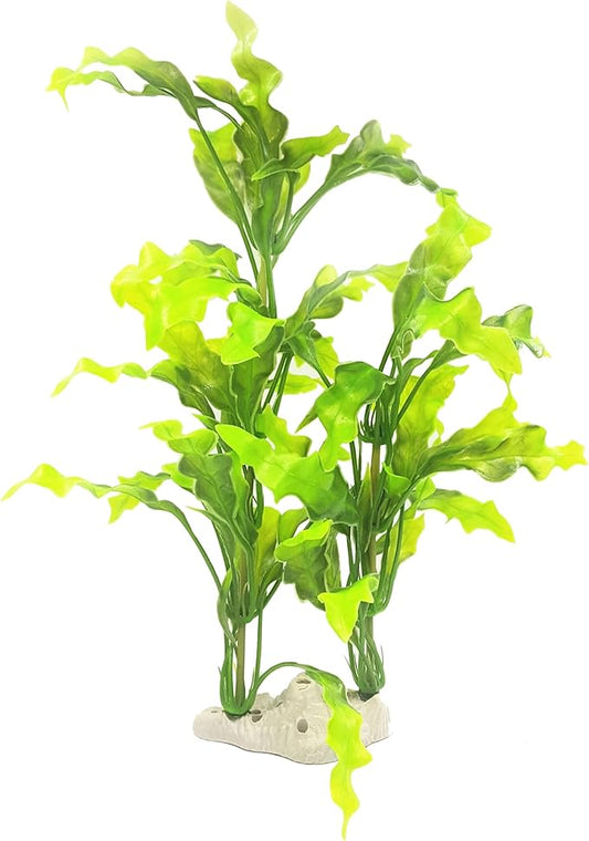 POPETPOP Aquarium Plants - Fish Tank Plant Aquarium Decorations Artificial Kelp Aquatic Plants Plastic Plants for Fish Tank Decorations