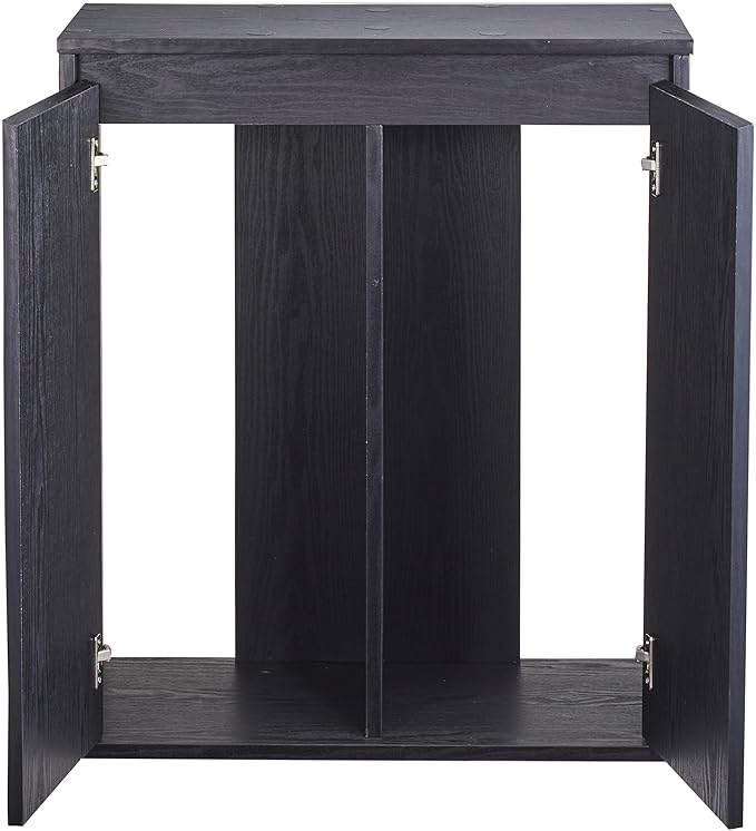 ジェックス Gex GEX Aqua Rack Wood, for Aquariums Under 23.6 inches (60 cm) x Depth 11.8 inches (30 cm), Assembly Type, Black 600BK