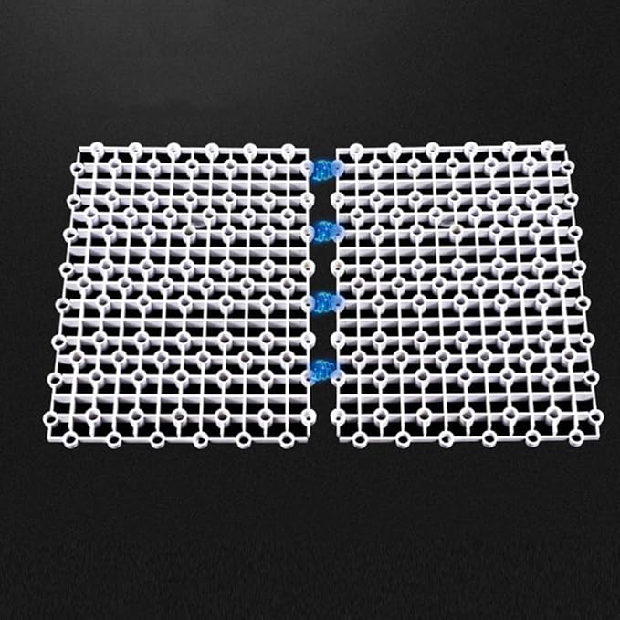 5 Pcs Aquarium Divider - Aquarium Board Fish Tank Divider with Feet Fish Tank Divider Board for Aquarium Breeding - White