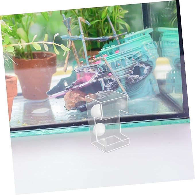 Milisten Floating Fish Feeder Bowl Automatic Fish Feeding Dish for Aquariums Supplies for Shrimp and
