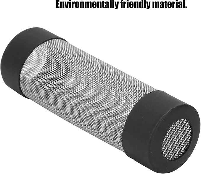 Aquarium Intake Filter Mesh Cover Fish Mesh Net Strainer Metal Pre Filter Tube Filter Accessory Stainless Steel Mesh Inflow Guard Intake Cover for Shrimp and Fish (Internal Diamete