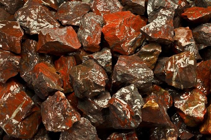 Fantasia Materials: 1 lb Brecciated Jasper Rough Stones from India