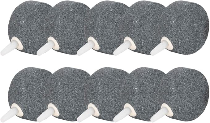 Generic Fish Tank Air Bubble Stone, Sturdy Durable Sand Aerator, Good Air Diffusion Oxygen Plate with 4cm Diameter, Ideal for Aquarium Oxygen Enhancement