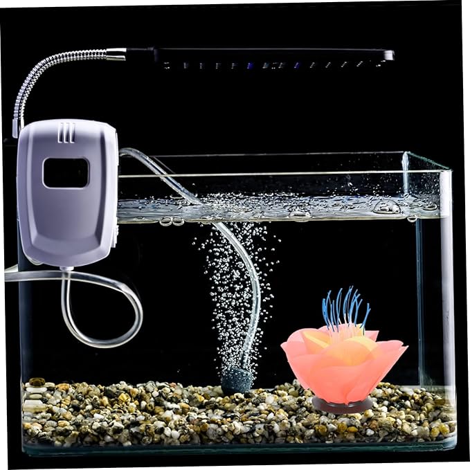 MERRYHAPY Artificial Silicone Coral Decoration for Fish Tank Glowing Water Grass Ornament Aquarium Accessory for Natural Aquatic Landscapes
