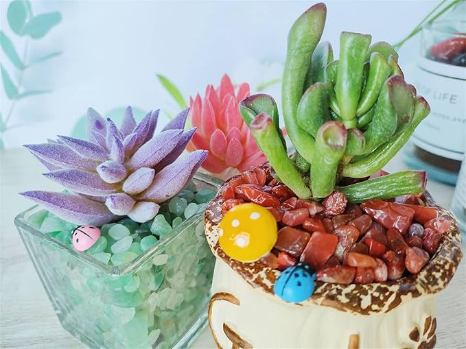 ZHIYUXI Carnelian Crystal Chips Bulk Fish Tank Gravel Vase Filler Stones Bulk Crushed Crystals Gemstone Polished Natural Quartz Healing Crystals Stone Glass Stones Fish Rocks