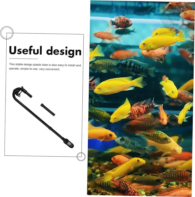 UKCOCO Aquarium External Water Hose Accessory Durable Inflow Tube for Fish Tank Filters Easy Installation Material Sturdy Water Supply Part Compatible with Various Aquariums