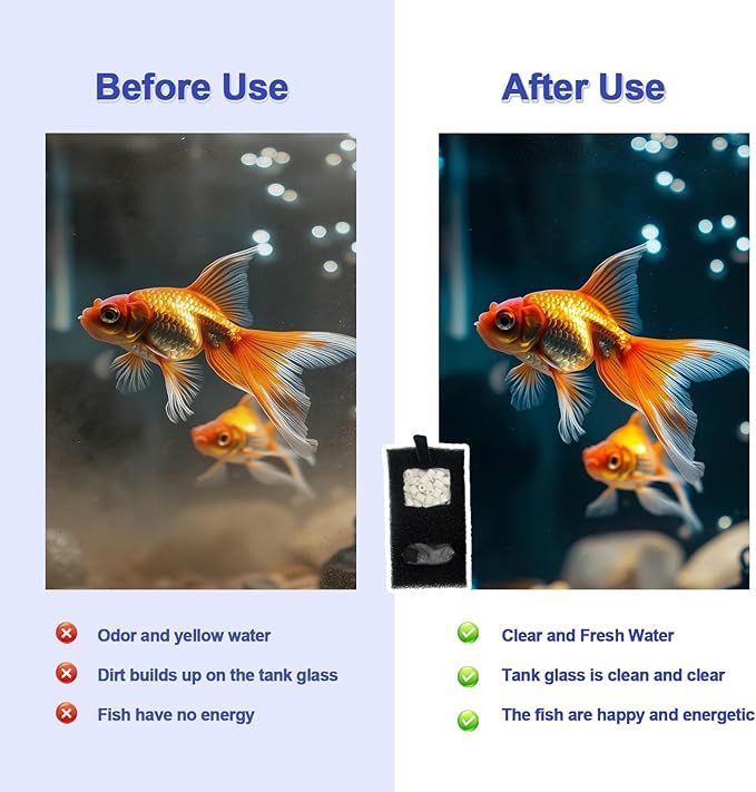 Premium Filter Media Replacement Kit | Compatible with Fluval SPEC, EVO, Betta & Flex Desktop Aquariums | 2 Sets: 2 Carbon Refills, 2 Foam Filters, 2 Ceramic Rings, 1 Filter Cord