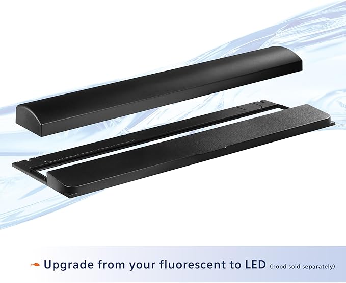 Aqueon LED Fish Tank Aquarium Strip Light Fixture, 30 Inch