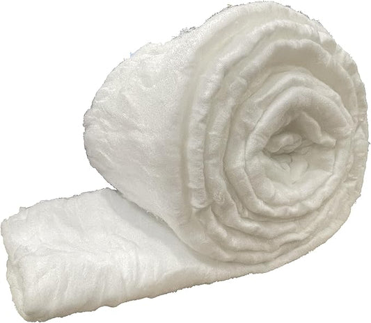 Filter Floss, Polishing Filter Pad for Fish Tank & Aquarium Filters - White - 2'x20' (40 sq. ft.)