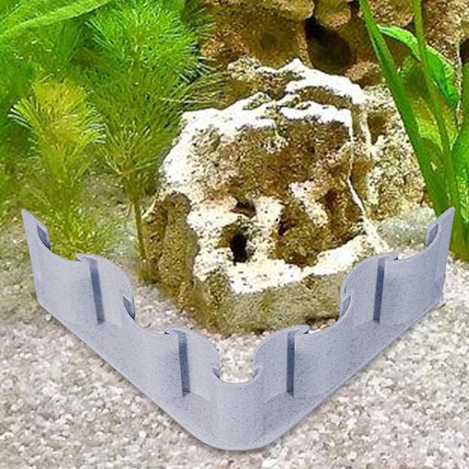 Aquarium Substrate Divider – Fish Tank Fence | Aquarium Accessories Decorative Board | Sand Water Grass Mud Separator | Planted Aquarium-Landscaping Panel for Fish Tank Isolation