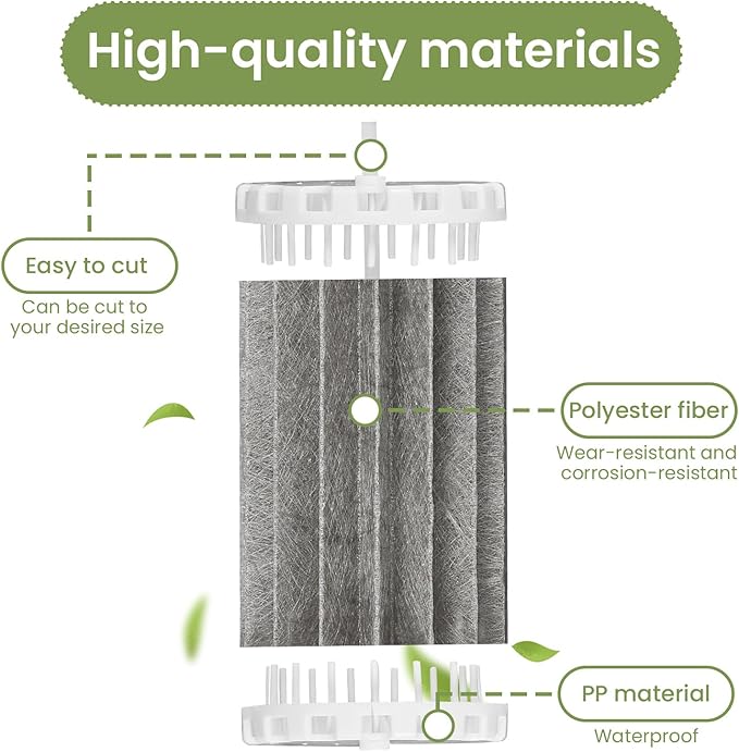 Aquarium Filter Compatible with Marineland Penguin 150/150B Power Filters,Bio-Wheel Assembly PRBW150B,Replacement Fish Tank Filter Parts,2 Pack