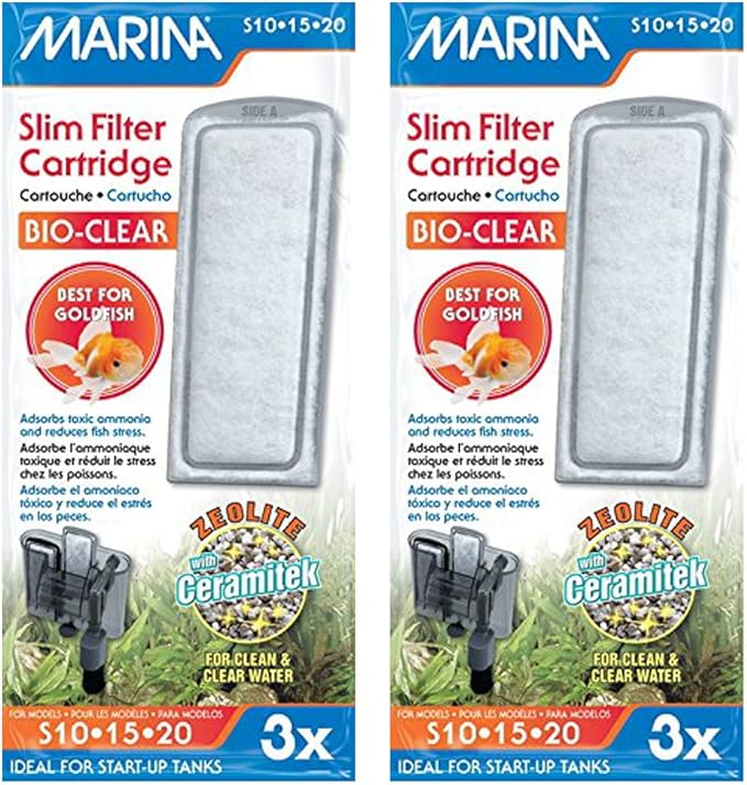 Marina Slim Filter Zeolite Plus Ceramic Cartridge - 6-Pack