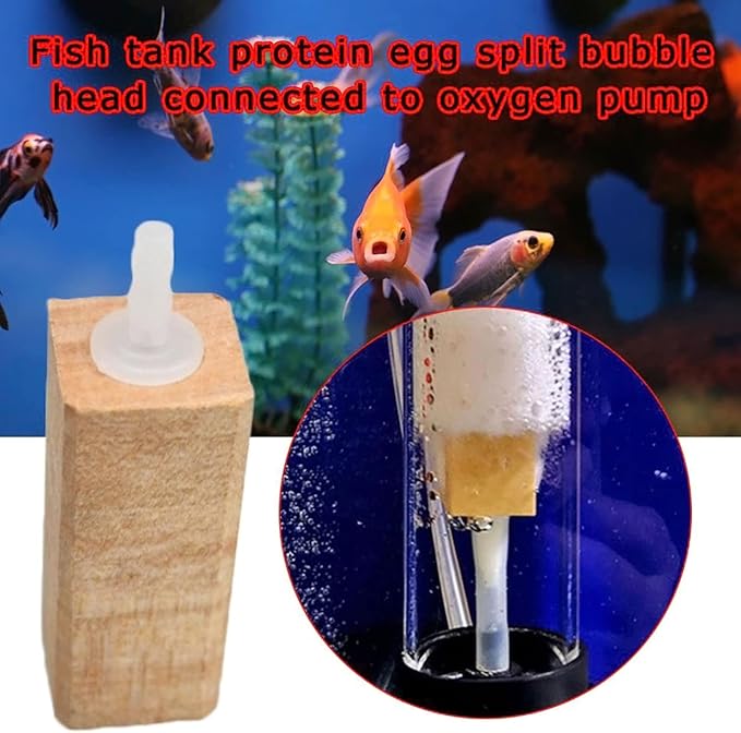 5pcs Increasing Wood Air Stone Aerator Bubble Diffuser Natural Wooden Air Bubble Stone for Aquariums Fish Tanks Fish Aquarium Accessories Tanks