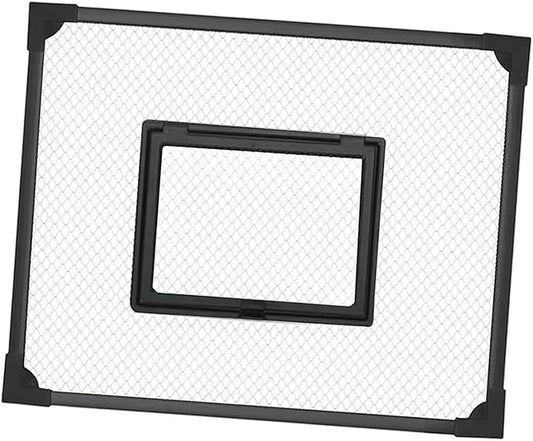Aquarium Cover Made of 5 Mm Thick Mesh, Versatile, Wear-Resistant Accessory with Feeding Window, 40cmx30cm