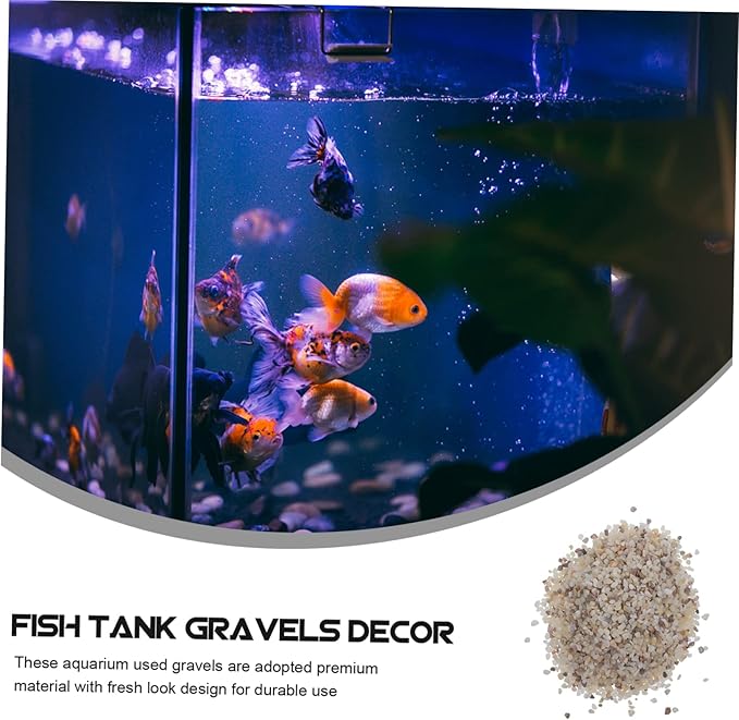 1set Natural Polished Gravel for Aquariums Colorful Decorative Sand Stone Smooth Substrate for Fish Tank Landscaping Safe for Fish for Aquatic Decor