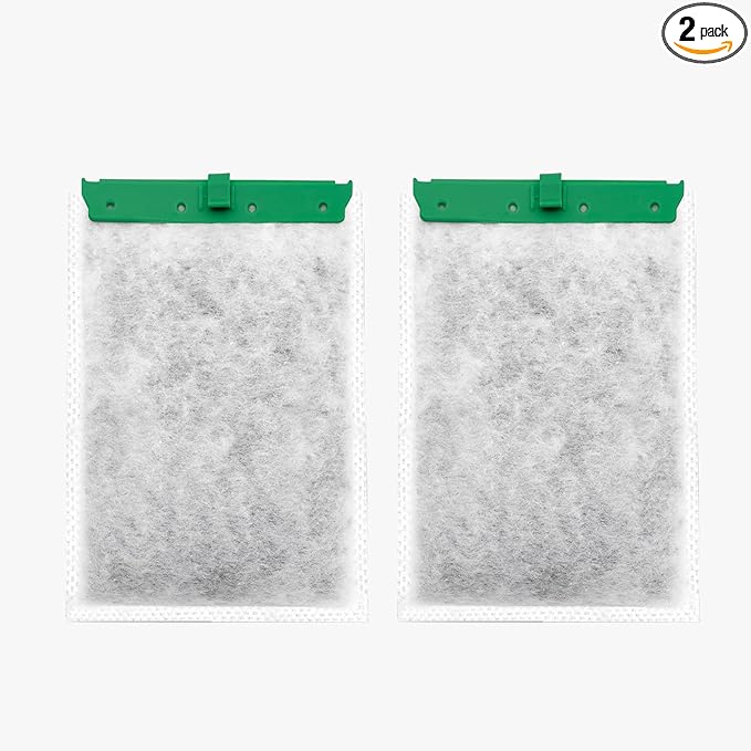 Aquarium 2 Pack Medium Filter Cartridges Compatible with Whisper Filters 10i IQ10 PF10 Power Filters